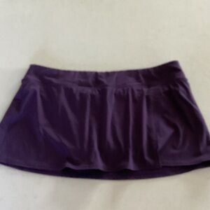Lands' End Deep Purple Swim Skirt